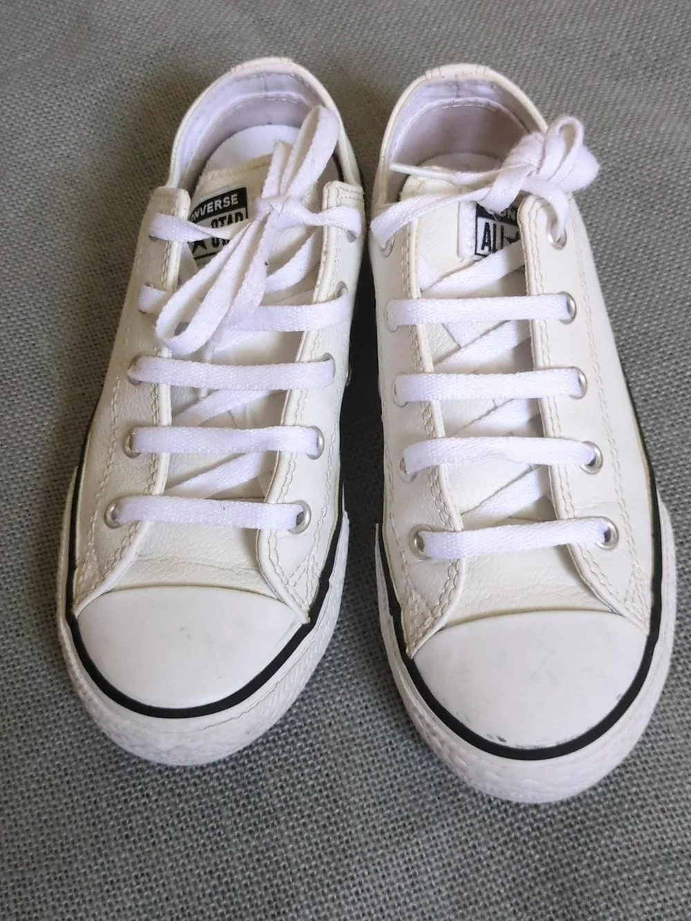 Converse Kids White All Star Low Top Sneakers